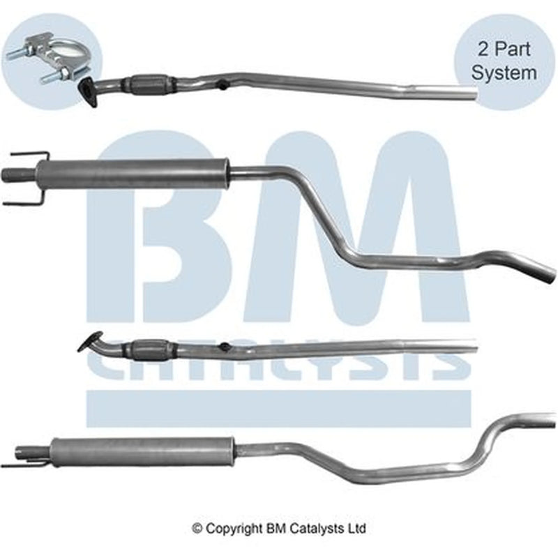 BM Catalysts Exhaust Pipe OD BM51020