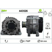 Valeo Car Alternator 12V 443526