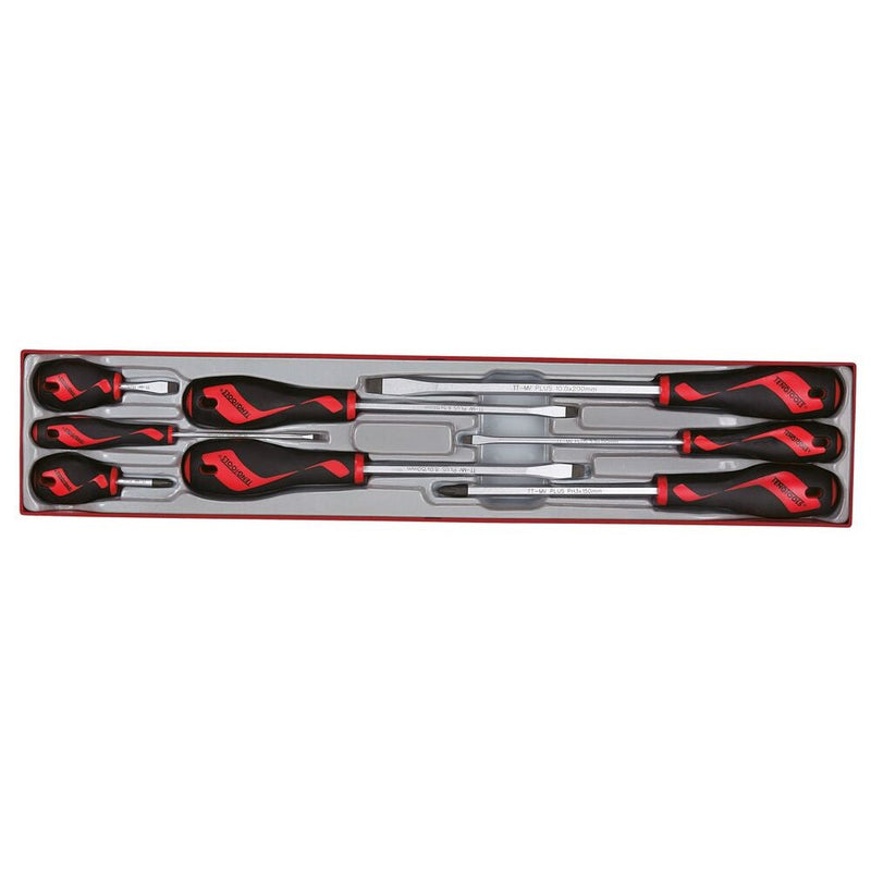 Teng Tools Screwdriver Set TTX4 8 Pieces Flat & Phillips