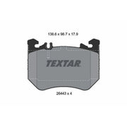 Textar Front Brake Pad Set 2644303