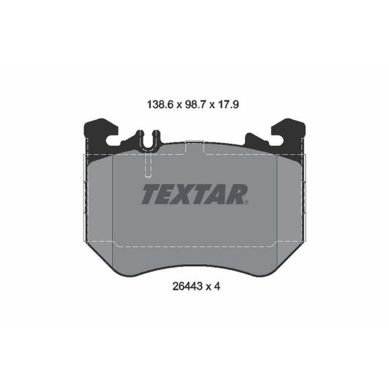 Textar Front Brake Pad Set 2644303