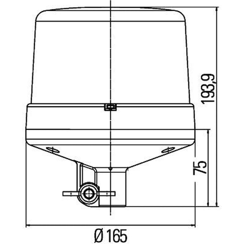 Hella Rotating Beacon Wide High 2RL 011 484-111