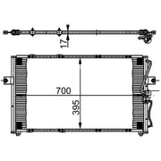 Mahle Air Conditioning Condenser AC 379 000S