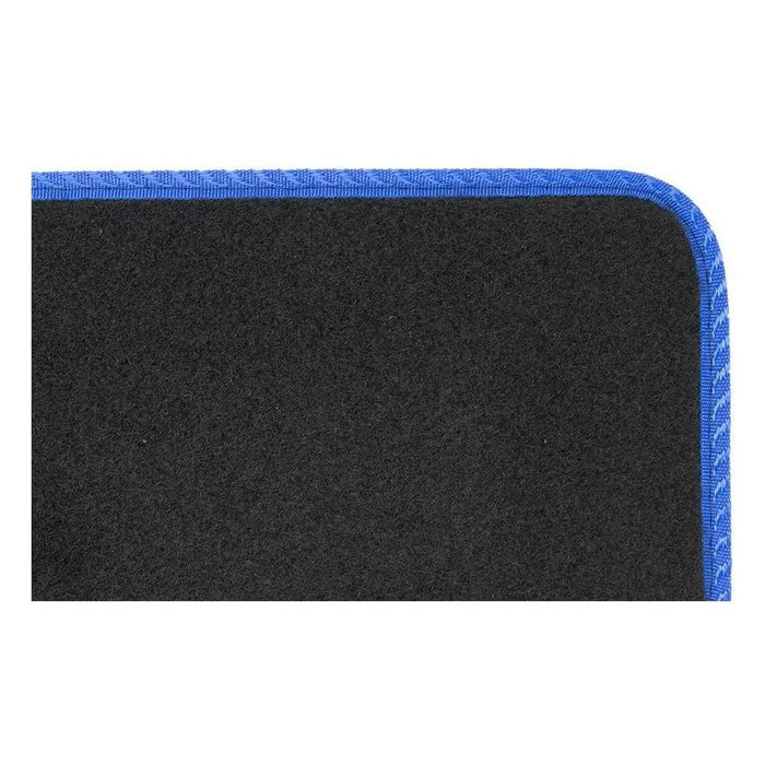 Fully Tailored Blue Trim Carpet Mats Hyundai Tucs ON 15 > Set of 4 With 3 Clips UKB4C  - Town Parts