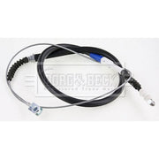 Borg & Beck Handbrake Cable Left Rear BKB2235