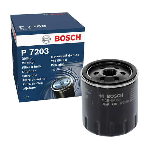 Genuine Bosch Car Oil Filter P7203 Fits Ford Fiesta Ecoboost - 1.0 - 13-17 F0264 Bosch  - Town Parts