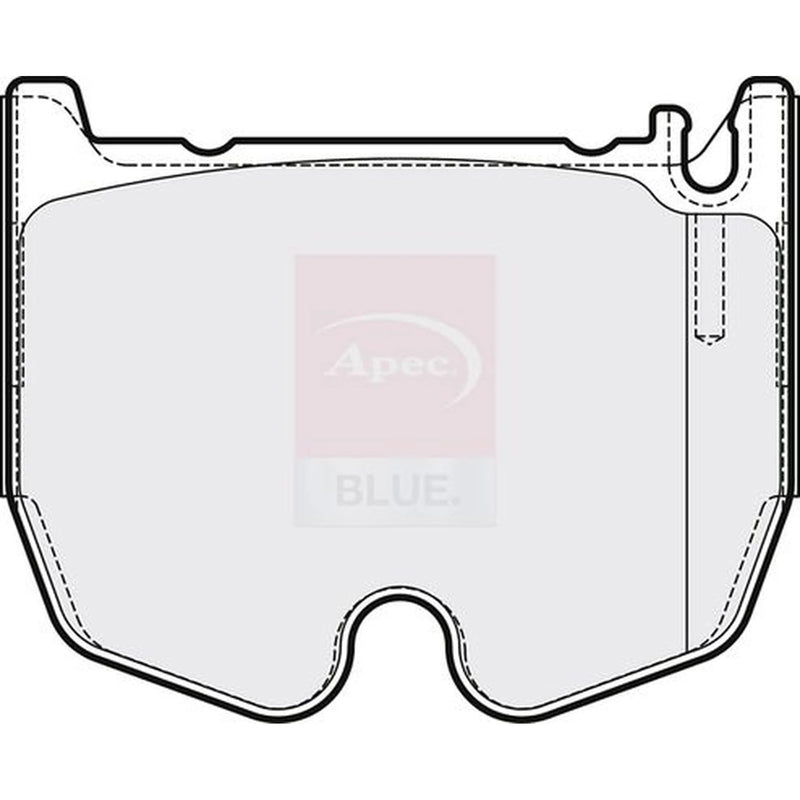 Apec Front Brake Pad Set PD3881