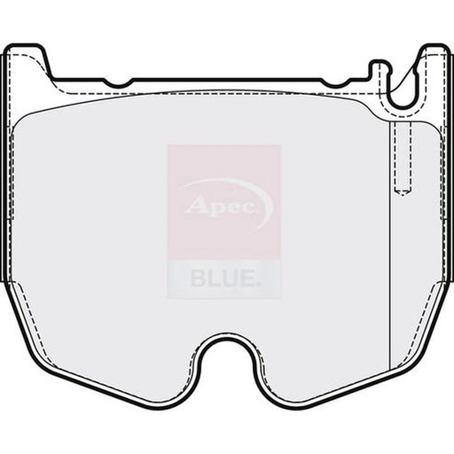Apec Front Brake Pad Set PD3881