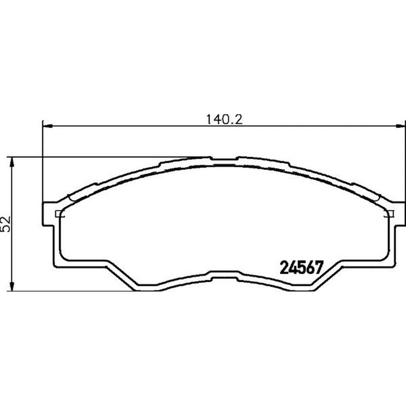 Mintex Front Brake Pad Set MDB2915