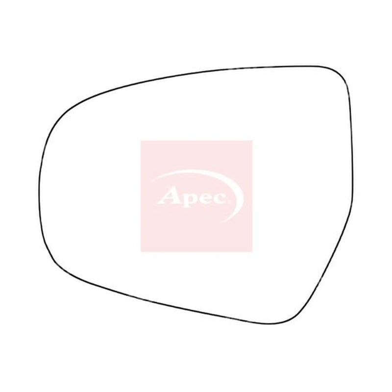 Apec Exterior Wing Mirror Glass Left AMS2711