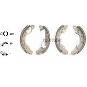 Textar Brake Shoe Set Axle Kit 91044700