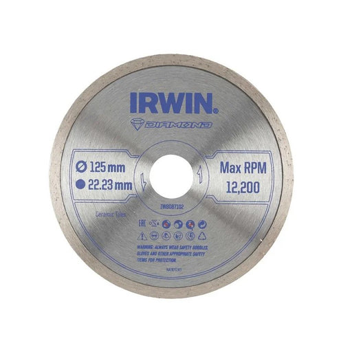 IRWIN® Continuous Rim Diamond Blade 125 x 22.23mm - IW8087102