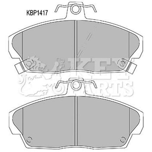 Key Parts 4 x Front Brake Pad Set KBP1417