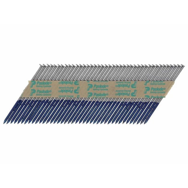 Paslode 2.8 x 63mm IM350+ Ring Shank Nails Bright Finish Box of 3300 + 3 Fuel