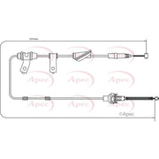 Apec Handbrake Cable Right Rear CAB1263