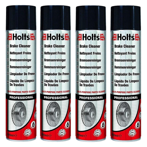 4x Holts Professional Brake & Clutch Cleaner Spray Grime Degreaser Remover 600ml Holts  - Town Parts