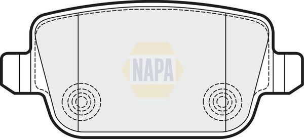 NAPA Rear Brake Solid Discs & Pads fits FORD LAND ROVER PROTON