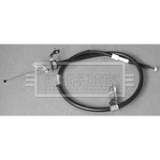 Borg & Beck Handbrake Cable Left Rear BKB3234