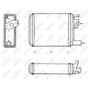 NRF Heater Matrix Core Heat Exchanger 58600
