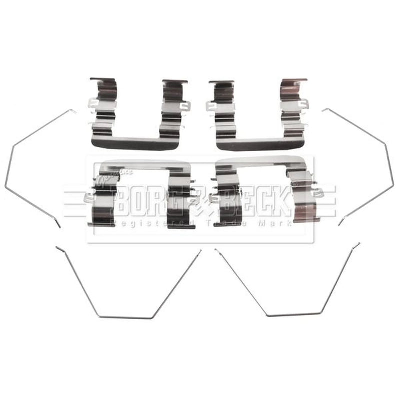 Borg & Beck Brake Pad Accessory Fitting Kit Front BBK1617