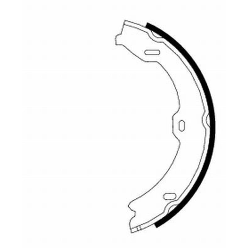 Textar Parking Brake Shoe Set 91067000
