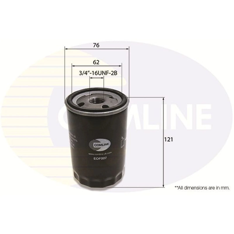 Comline Engine Oil Filter EOF007