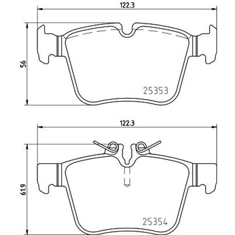 DON Rear Brake Pad Set PCP1988