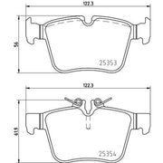 Mintex Rear Brake Pad Set MDB3711