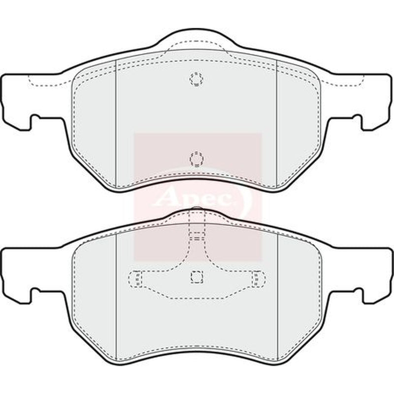Apec Front Brake Pad Set PAD1229