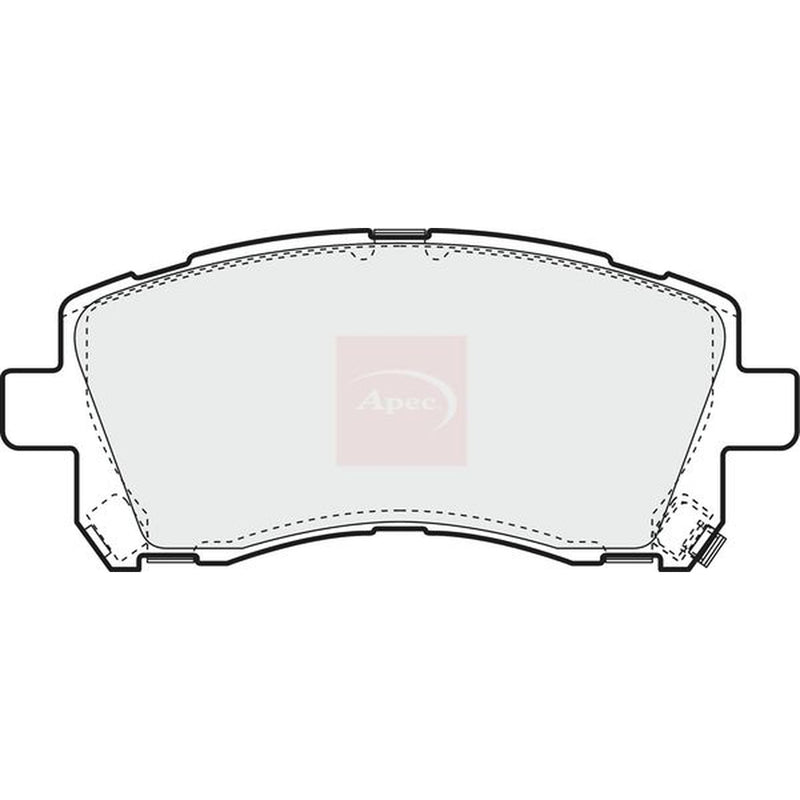 Apec Front Brake Pad Set PAD1070