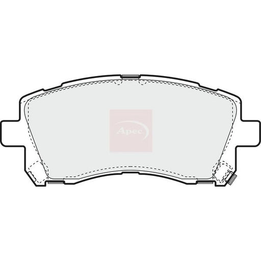 Apec Front Brake Pad Set PAD1070