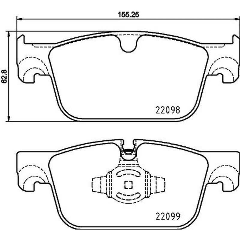 DON Front Brake Pad Set PCP2229