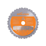 Evolution Multi-Material Saw Blade 165 x 20mm x 18T - R165TCT-18CS