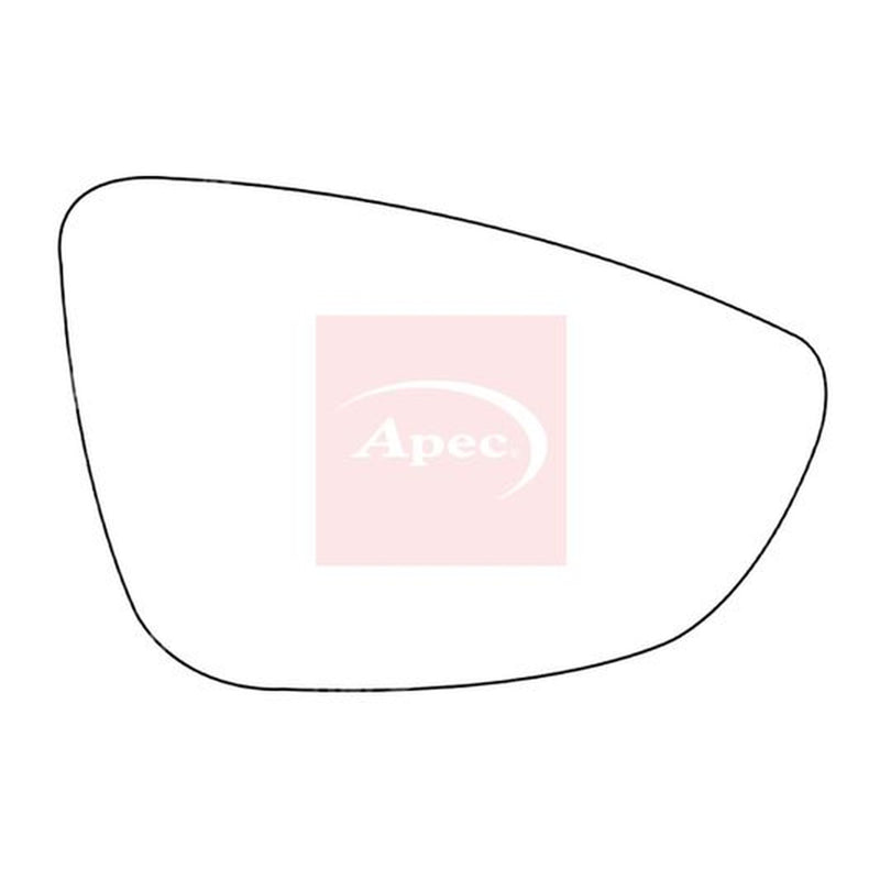 Apec Exterior Wing Mirror Glass Right AMS2596A