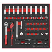 Teng Tools Socket Set 89 Pieces 1/4" Drive FOAM2