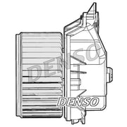 Denso Heater Blower Fan DEA09046