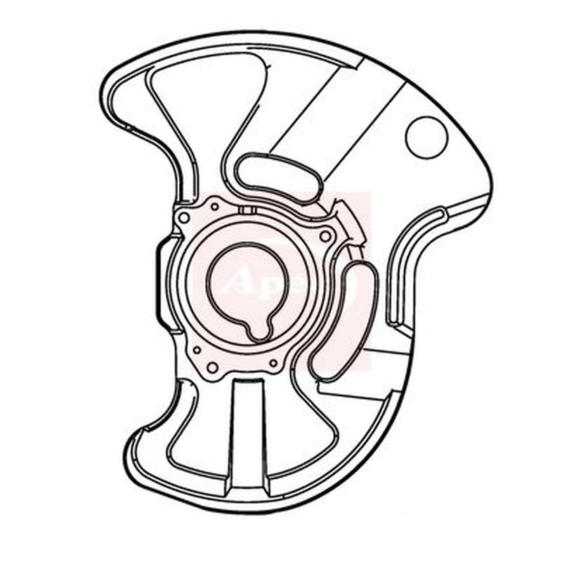 Apec Brake Disc Splash Guard Front Left ASG1167