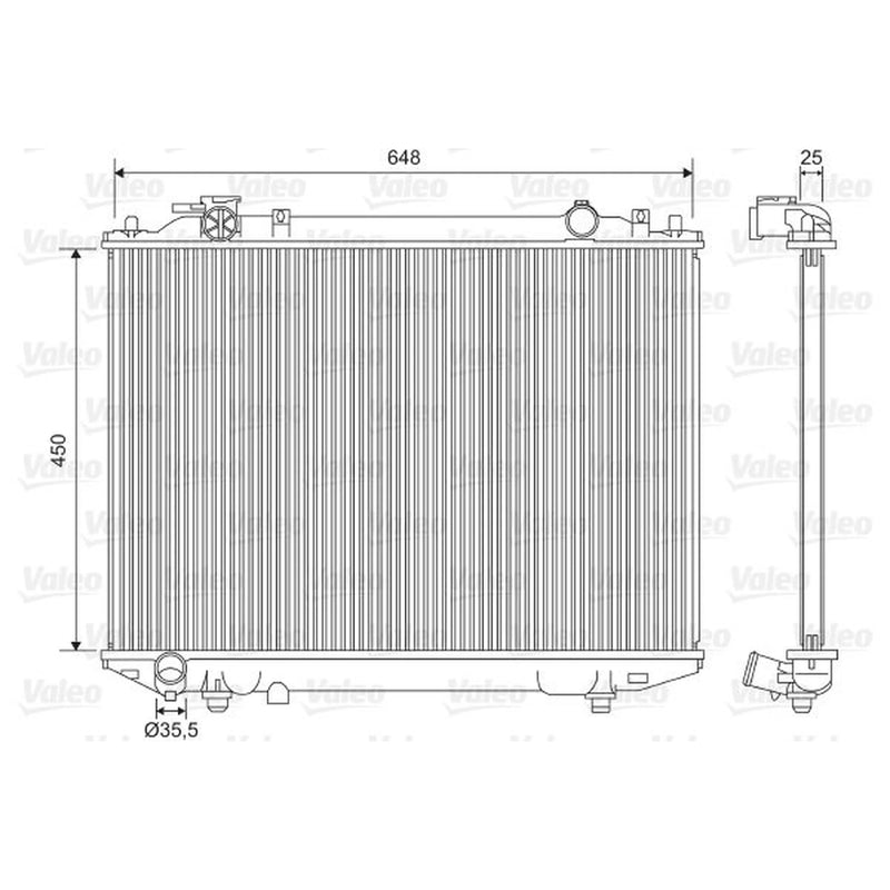Valeo Engine Radiator 701615