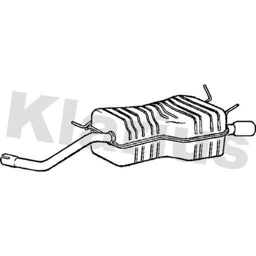 Klarius Box With Tail Pipe Rear RN647B
