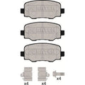 Juratek Rear Brake Pad Set JCP8255