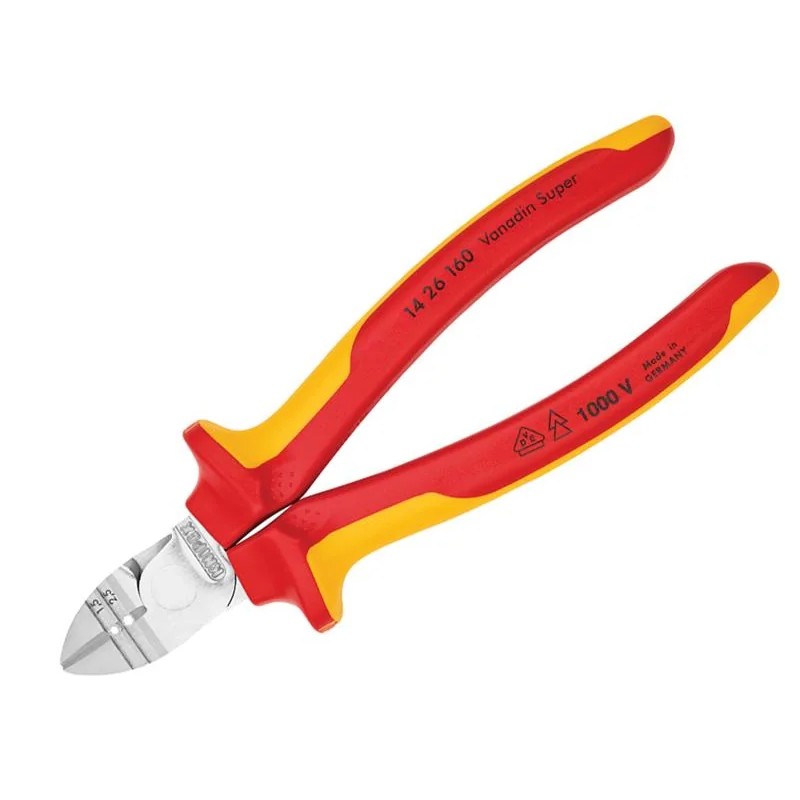 KNIPEX 14 26 160 VDE Diagonal Insulation Stripper 160mm