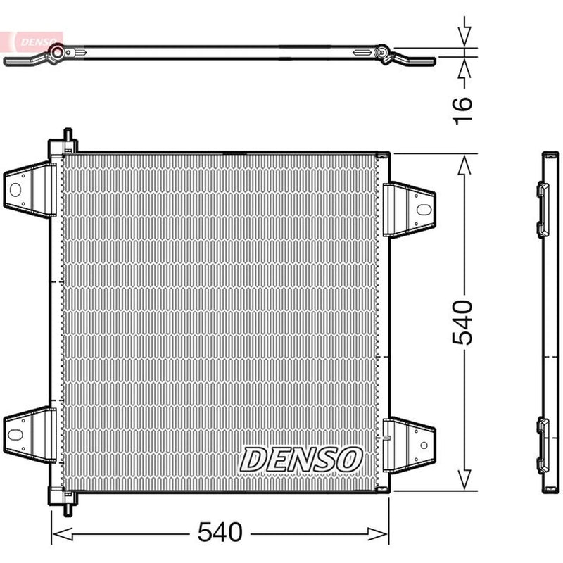 Denso Air Conditioning Condenser DCN99065