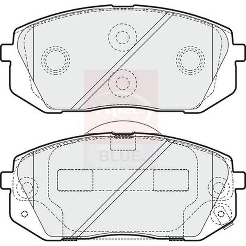 Apec Front Brake Pad Set PD3234