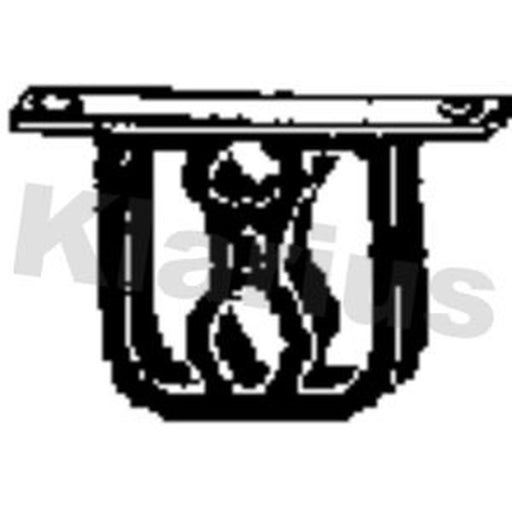 Klarius Exhaust System Mount Rubber 420430