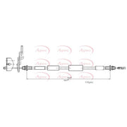 Apec Handbrake Cable Left Rear CAB1843