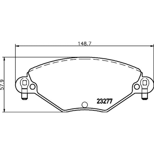 DON Front Brake Pad Set PCP1338