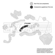 First Line Intercooler Turbo Charge Air Hose FTH1496