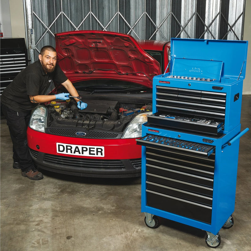 Draper Tool Chest 9 Drawer 26" Blue