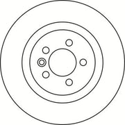 Abtex 2 x Vented Front Brake Discs BD1419V