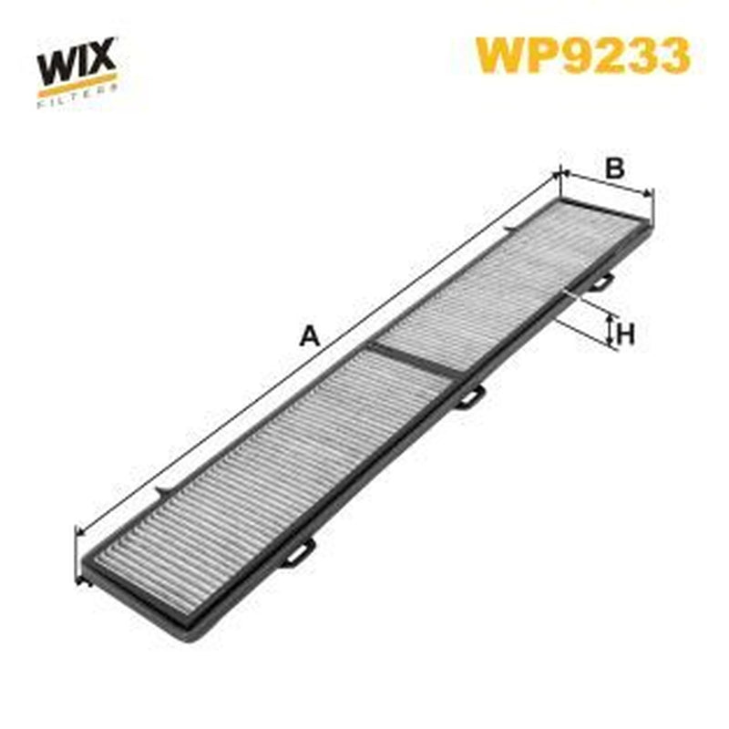 WIX Cabin Air Filter (Pollen Filter) WP9233